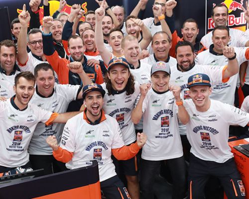 Red Bull KTM Ajo: Campeón del mundo por equipos en Moto2